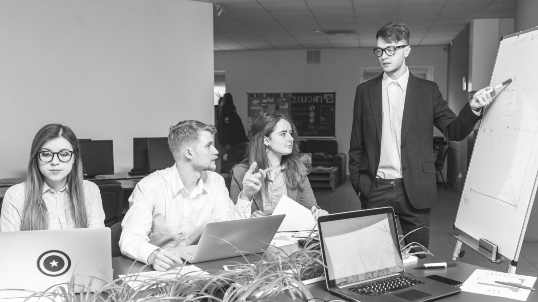 Team collaboration on budget software features